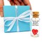 Anniversary Gift for Her & Him Romantic Present for Boyfriend Girlfriend Custom Message I Love You Gifts to Wife Husband (Heart You're Still the Best Decision I Ever Made in Teal Blue Box)